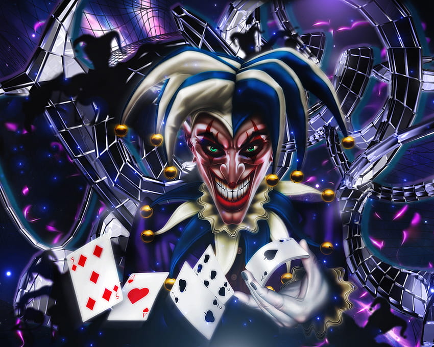 Joker Arlequín por aikican [] para tu, móvil y tableta. Explora Payaso aterrador. Payasos de miedo fondo de pantalla
