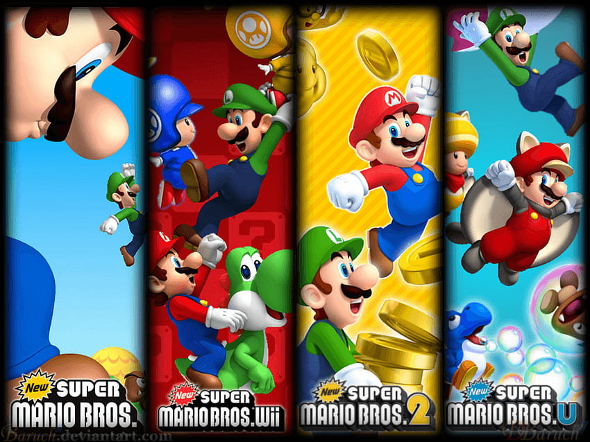 Super Mario Bros, New Super Mario Bros 2 HD wallpaper