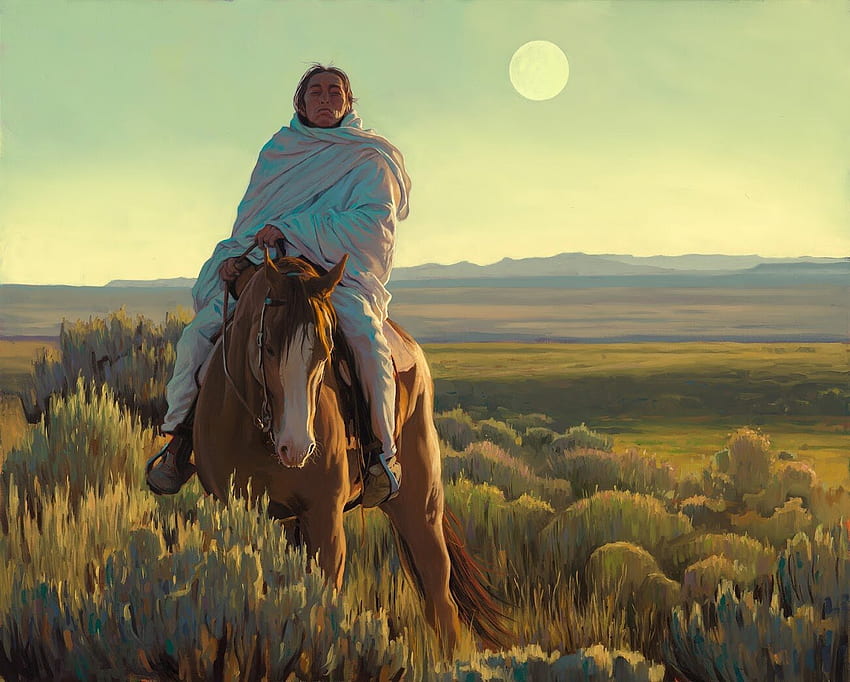 Mark Maggiori, Pintura de vaqueros fondo de pantalla