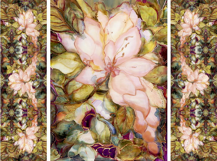 MAGNOLIA , pink, , magnolias HD wallpaper