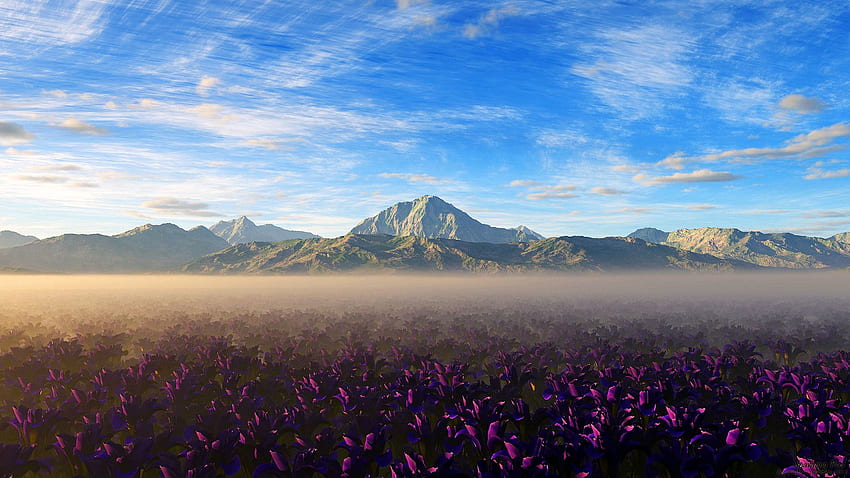 Natura, Kamienie, Niebo, Góry Tapeta HD