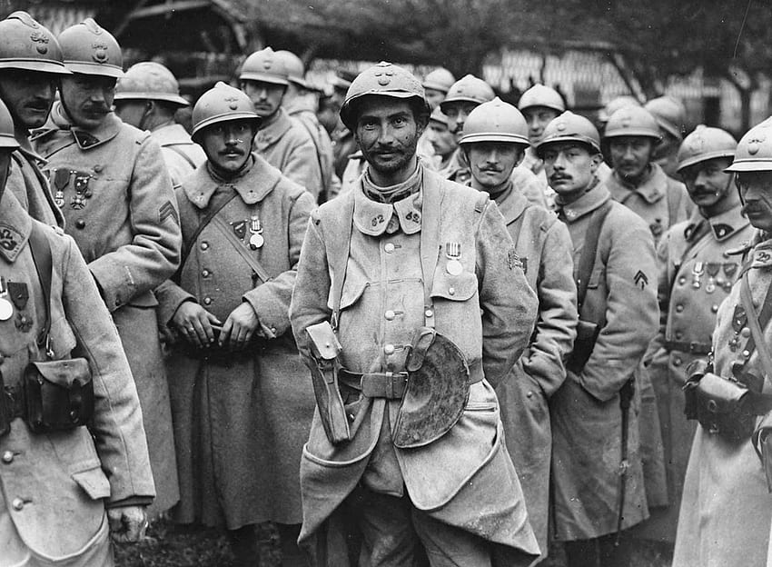 La prima guerra mondiale in: soldati e civili, guerra reale Sfondo HD