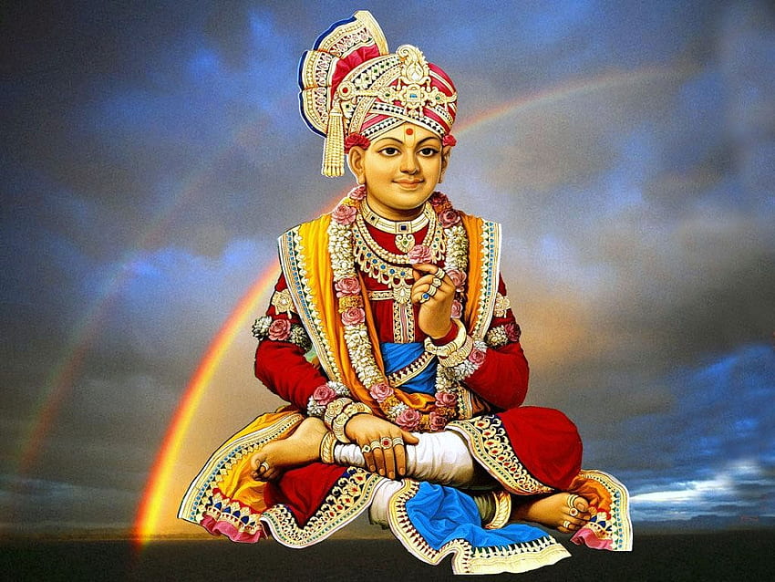 Сваминараян Бхагван. Бог Кришна , , Ганеша изкуство HD тапет