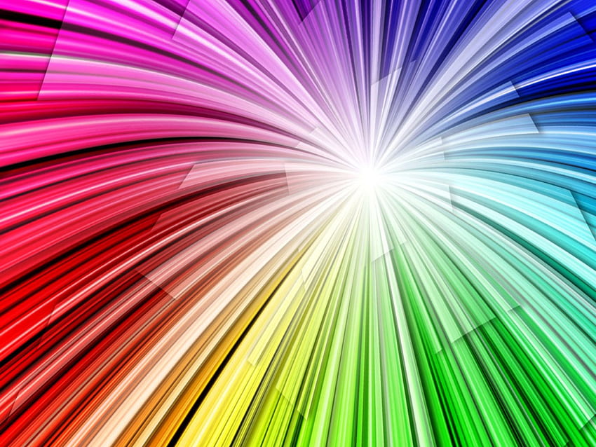 Radial Rainbow, colors, radial, rainbow HD wallpaper