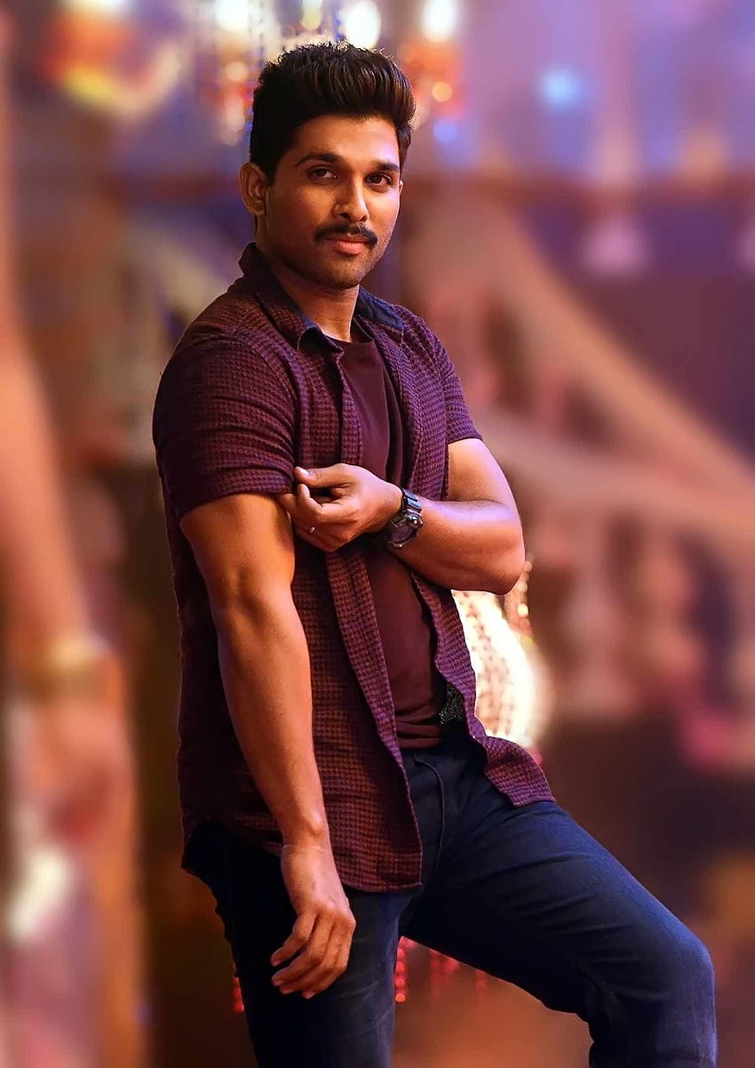 superestrella allu arjun muy hermosa allu - peinado sarrainodu allu arjun fondo de pantalla del teléfono