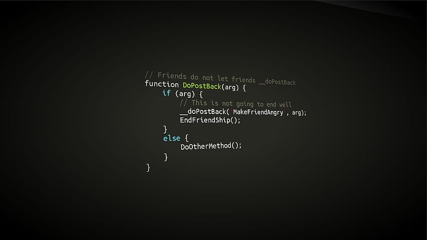 Desenvolvedor Javascript e Mobile. Código, Citação de programação, plano de fundo, Front End papel de parede HD