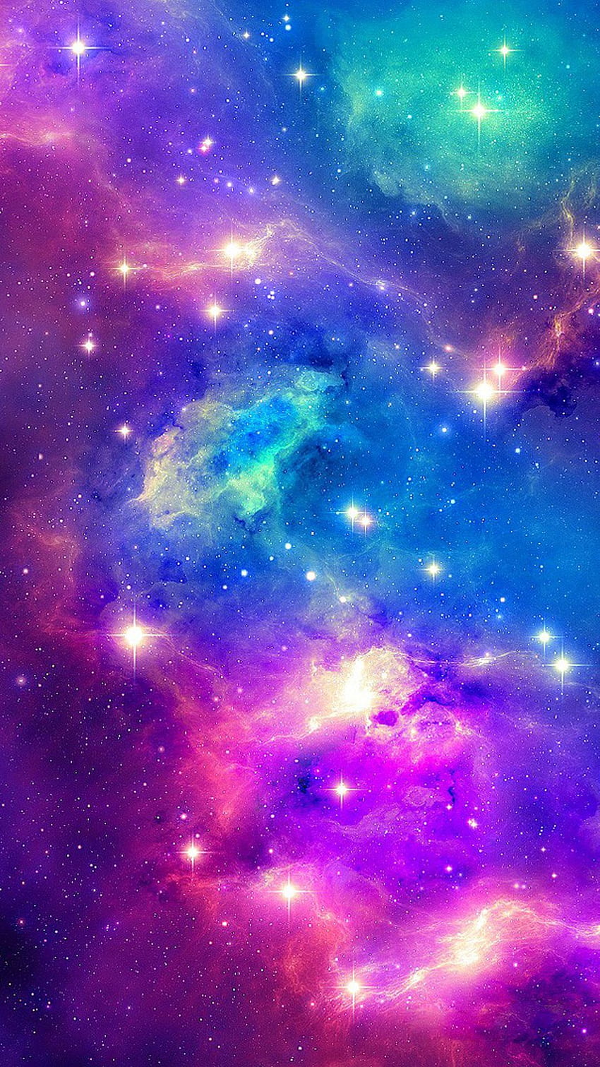 Sparkling Shiny Fantasy Outer Space HD phone wallpaper