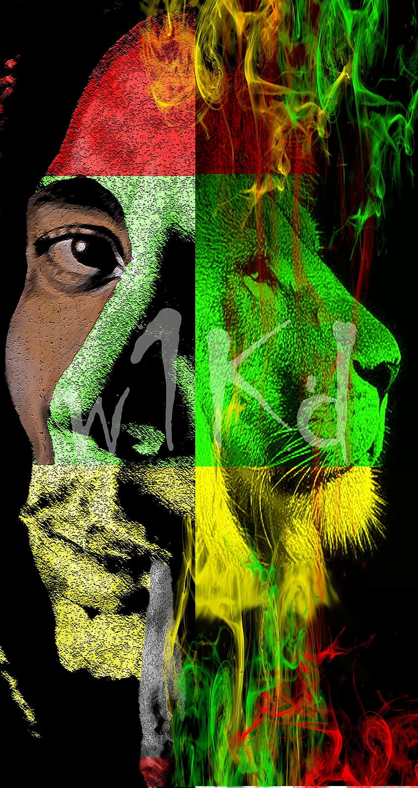 Bob Marley Lion, Reggae Lion HD phone wallpaper