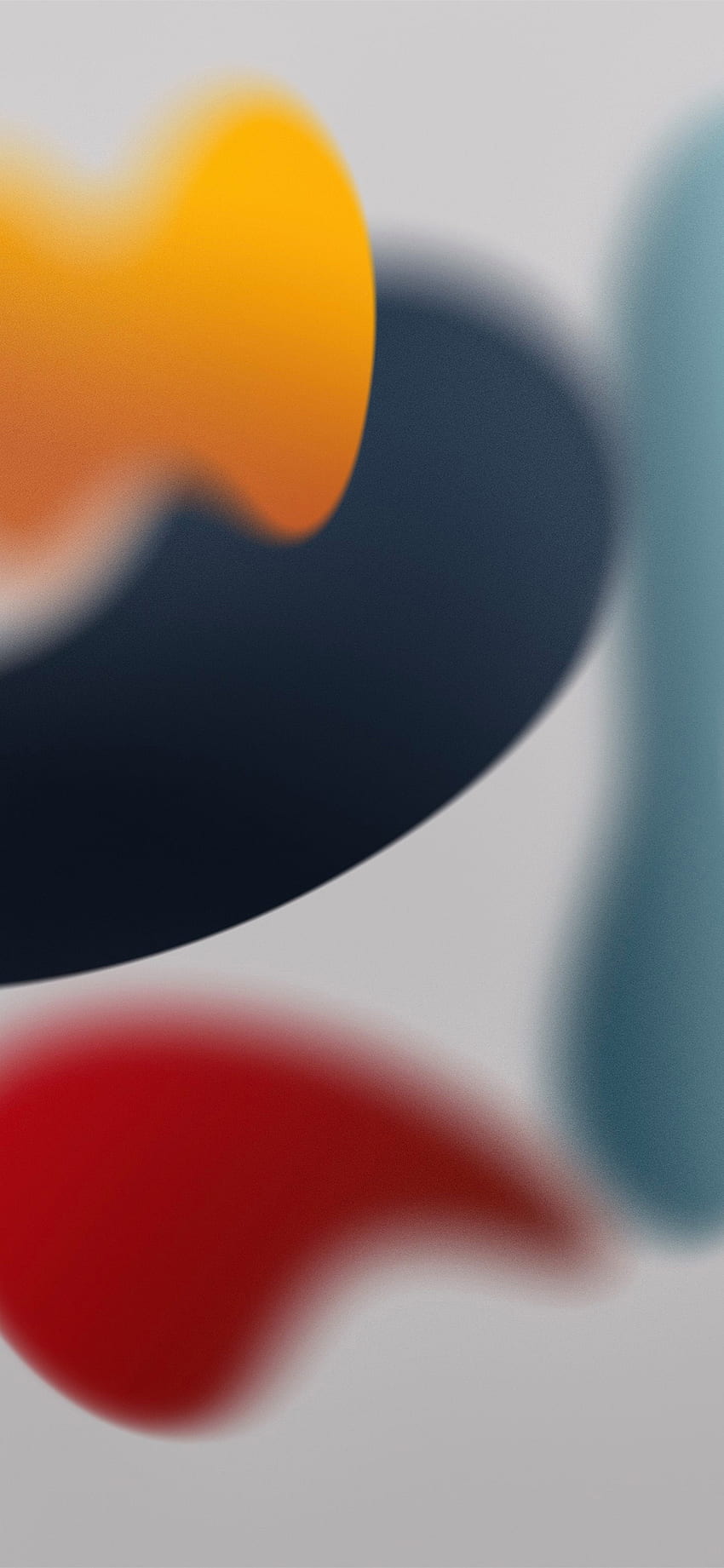 iOS 15, iphone x, orange, electric blue, x max, iphone HD phone wallpaper