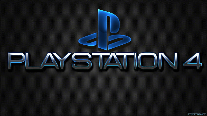 Logotipo de Sony en 3D. 3D y abstracto, símbolo de PS4 fondo de pantalla