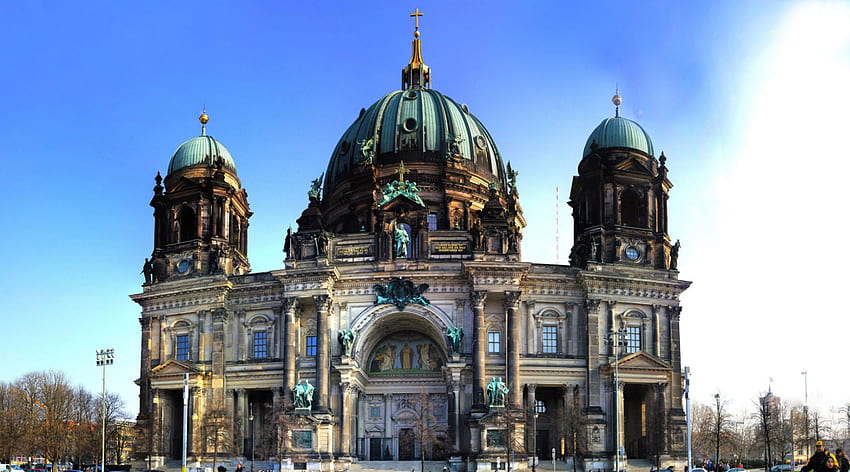 ベルリン大聖堂、教会、建物、大聖堂、建築 高画質の壁紙
