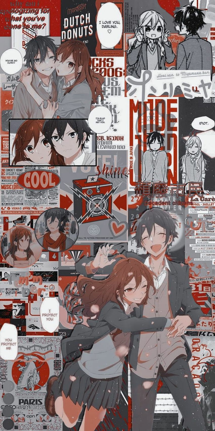 Horimiya, manga, anime HD phone wallpaper