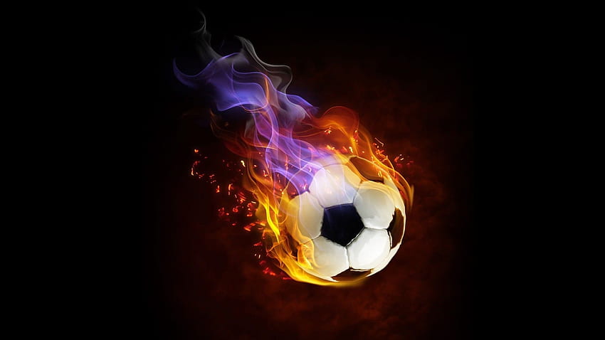 Balón de fútbol en llamas fondo de pantalla | Pxfuel