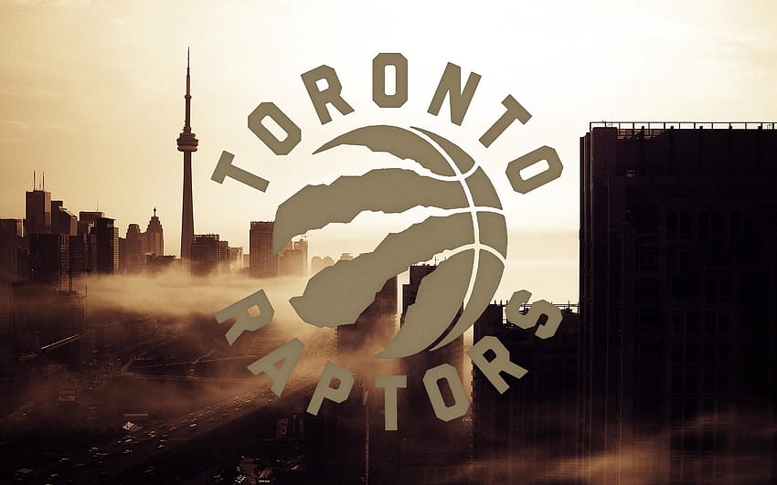 Toronto Raptors Altın, & arka plan, Toronto Raptors Logosu HD duvar kağıdı