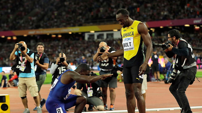 Justin Gatlin believes Usain Bolt may come out of retirement HD wallpaper