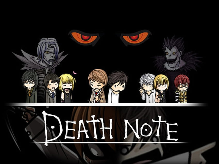 Death Note, kira, l, note, death HD wallpaper