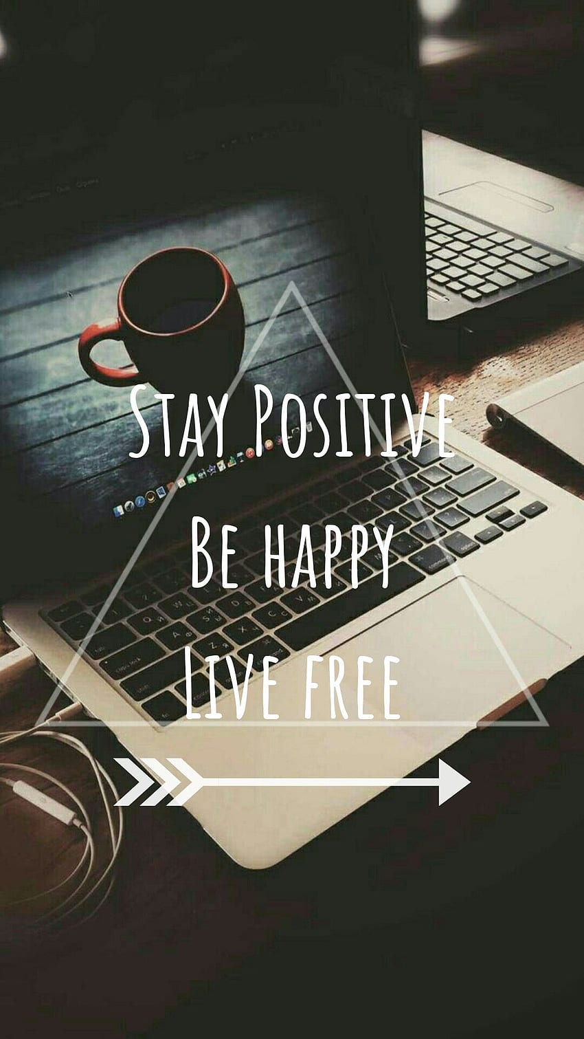 Stay positive. Be happy. Live . quotes, Happy Inspirational HD phone wallpaper