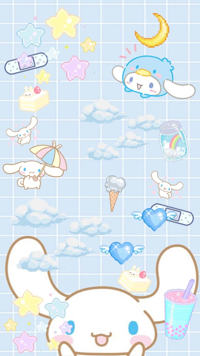 Cinnamoroll Pastel Party Wallpaper For Desktop  Mobile