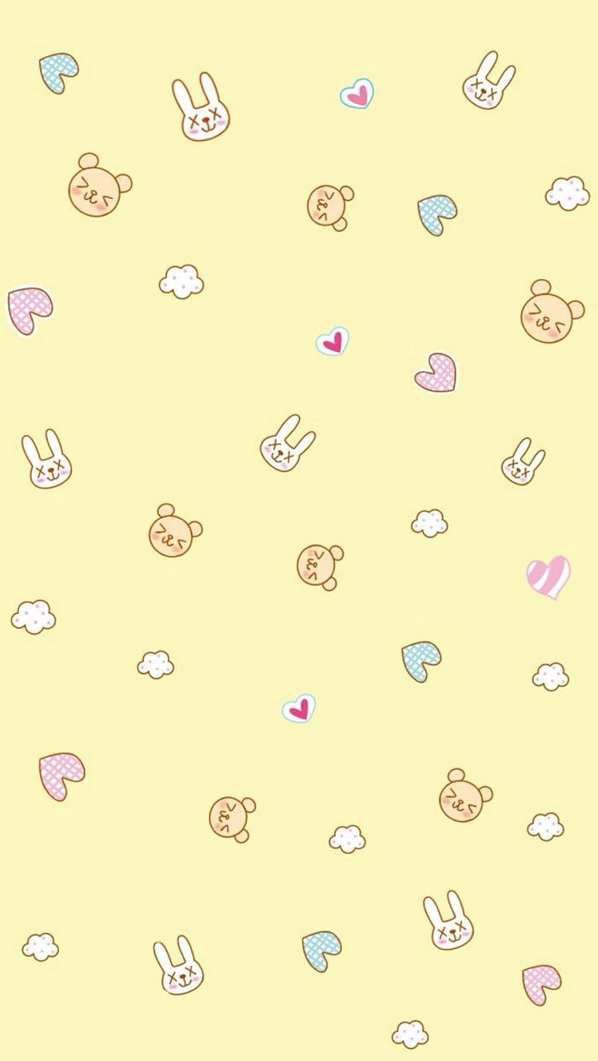 Amarillo Pastel - . Molang, Anime iphone, Pastel lindo, Kawaii amarillo fondo de pantalla del teléfono