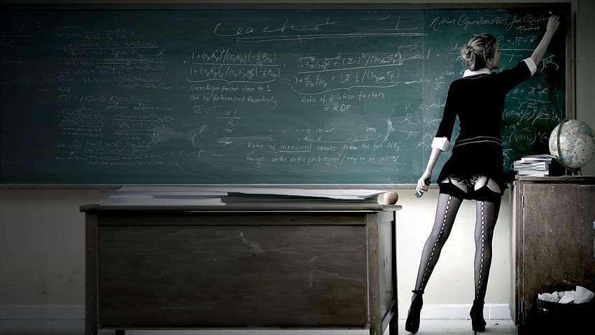 women, stockings, teachers, Educator HD wallpaper