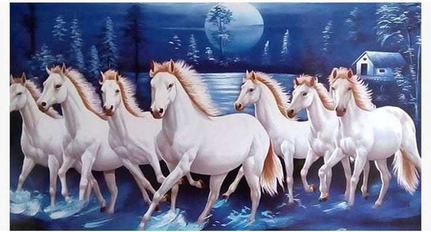 Pertahankan 7 kuda berlari ke arah ini di kantor Anda, keberuntungan akan berubah. News Track Live, NewsTrack English 1, Seven Horses Wallpaper HD