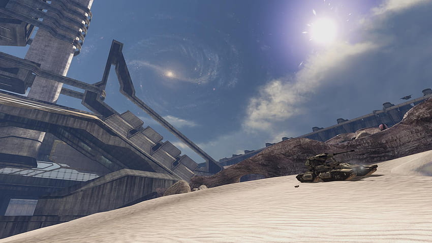 Scorpion on sand (Halo 3: The Ark screenshot). Click Press Play HD wallpaper