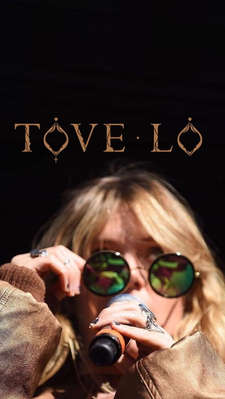 Tove Lo.. 私が作成しました。 歌手、Tove love、青い唇 HD電話の壁紙