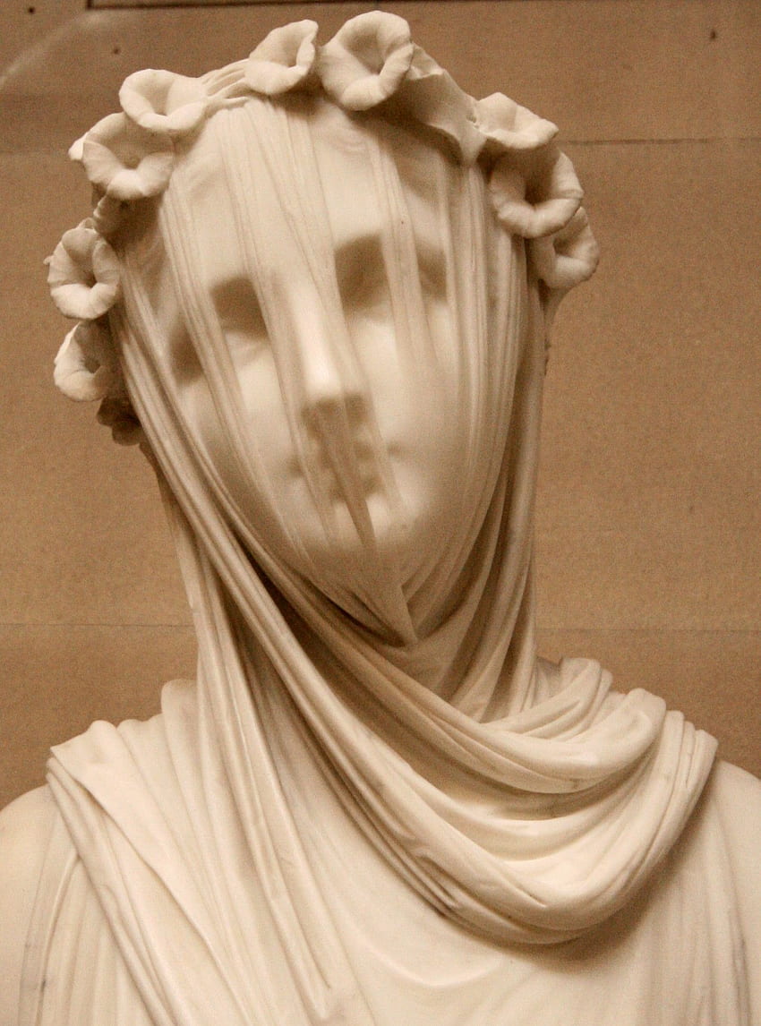 Veiled Vestal Virgin. Bernini sculpture, Sculpture HD phone wallpaper