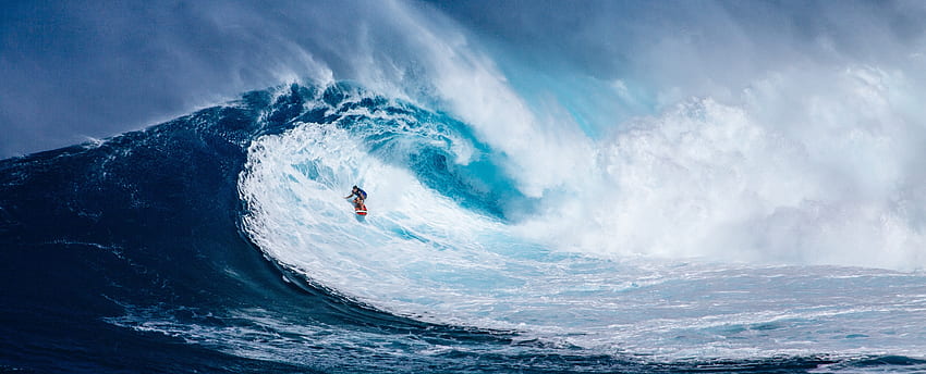 Sports, Waves, Serfing, Surfer, Hawaii HD wallpaper