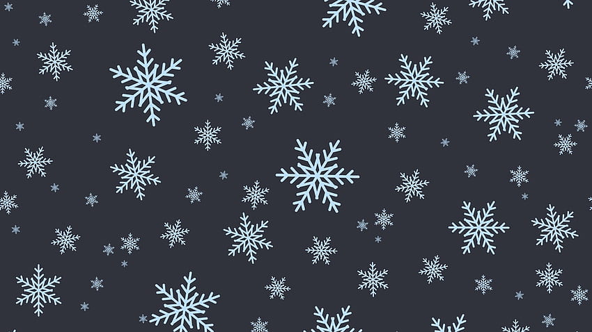 Schneeflocken, Muster, abstrakt HD-Hintergrundbild