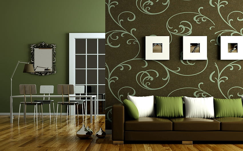 Interior, , , Brown, Design, Style, Apartment, Flat HD wallpaper