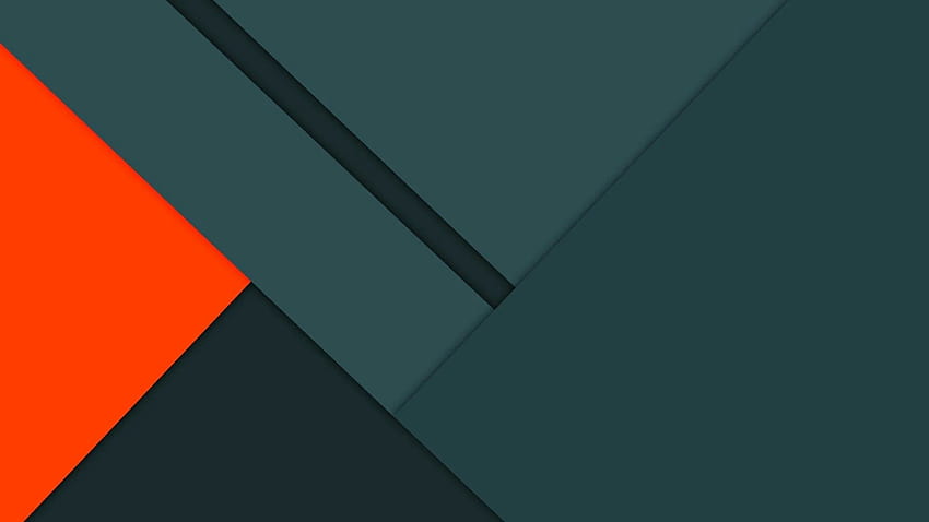 Minimalismus abstrakte digitale Kunstlinien Geometrie orange Grafik, minimalistisch abstrakt HD-Hintergrundbild