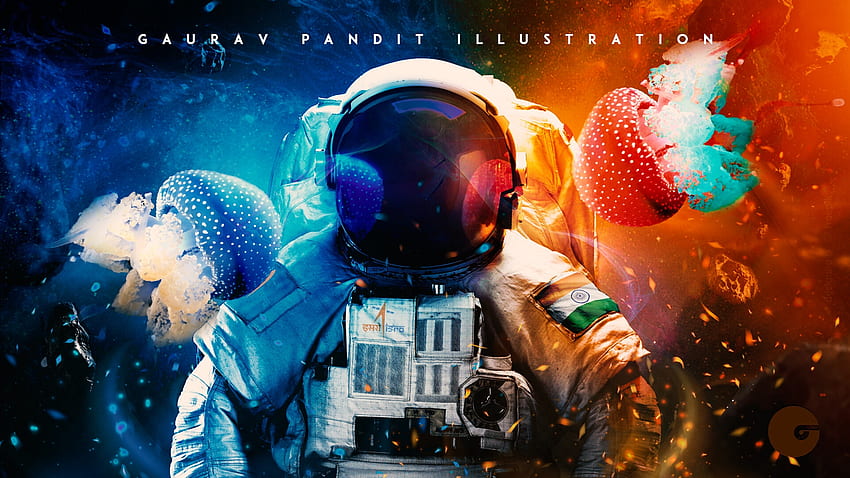 Astronaut orange HD wallpapers | Pxfuel