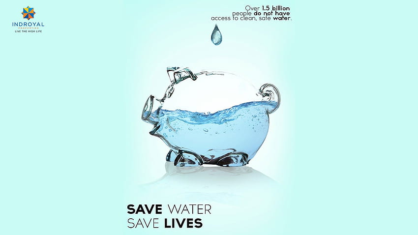 Dia da Água Economize água segura ao vivo, no Jakpost papel de parede HD