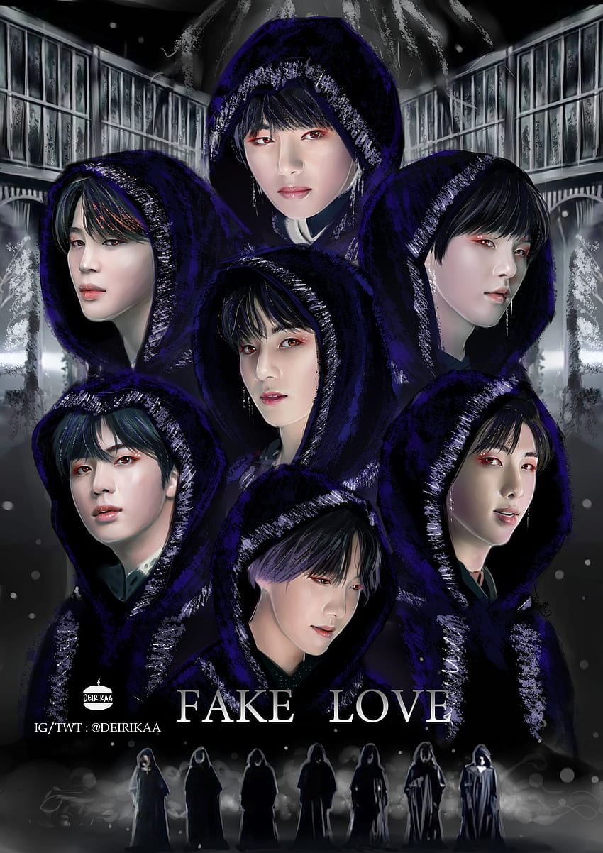 fake love , black hair, eye, gothic fashion, cg artwork, goth subculture, graphy, games, Love Is Fake HD phone wallpaper