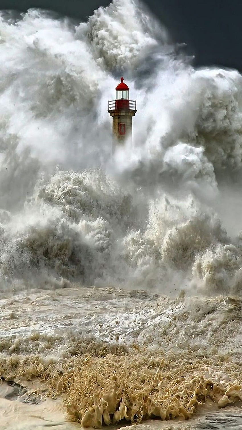 Mobile, Lighthouse Storm HD phone wallpaper