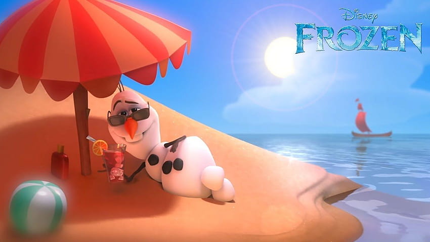 FROZEN. In Summer Song - Olaf. Official Disney UK HD wallpaper
