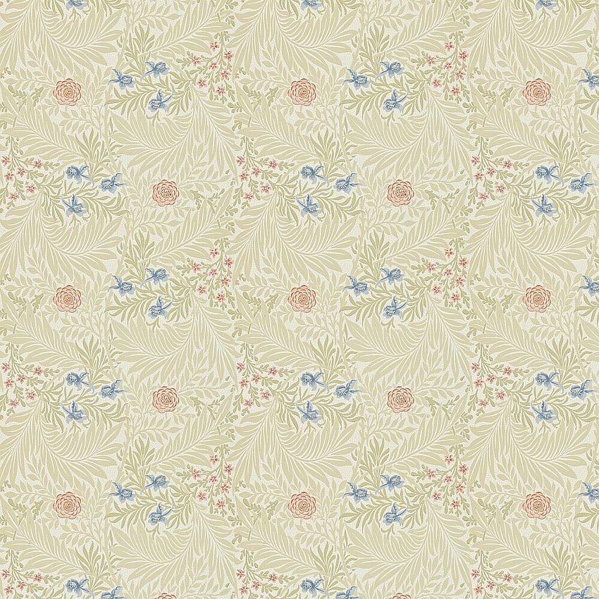 Larkspur by Morris - Stone / Pink / Blue - : Direct HD phone wallpaper