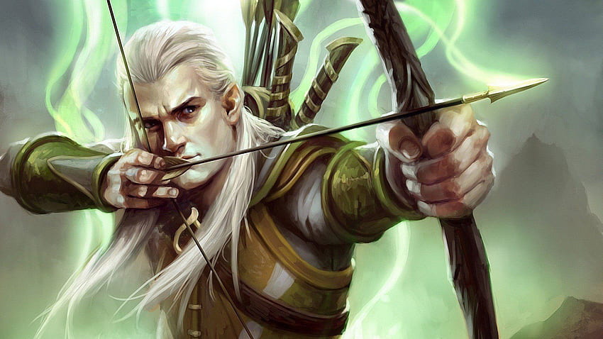 Archers The Lord Of The Rings Elves Artwork Legolas Bow (weapon) Guardians Of Middle Earth ., Medieval Archer HD wallpaper