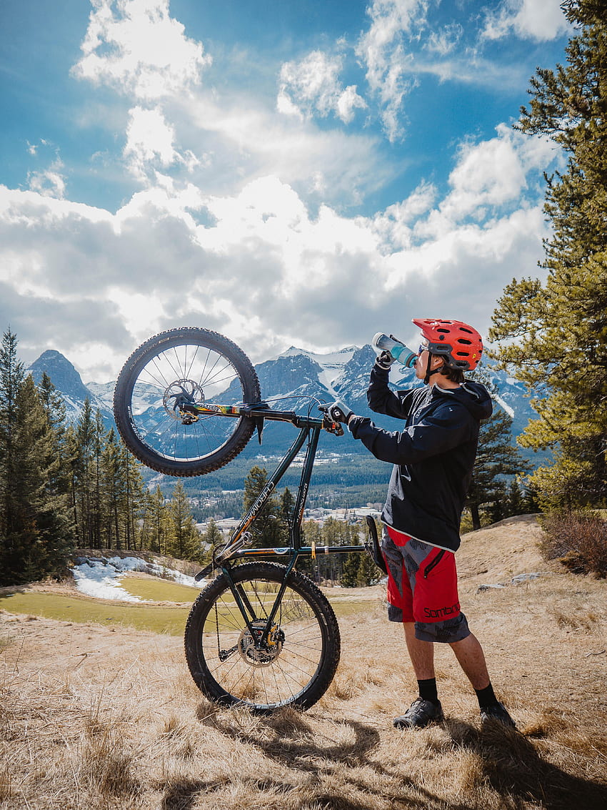 Sports, Mountains, Human, Person, Bicycle, Mountain Bike HD phone wallpaper