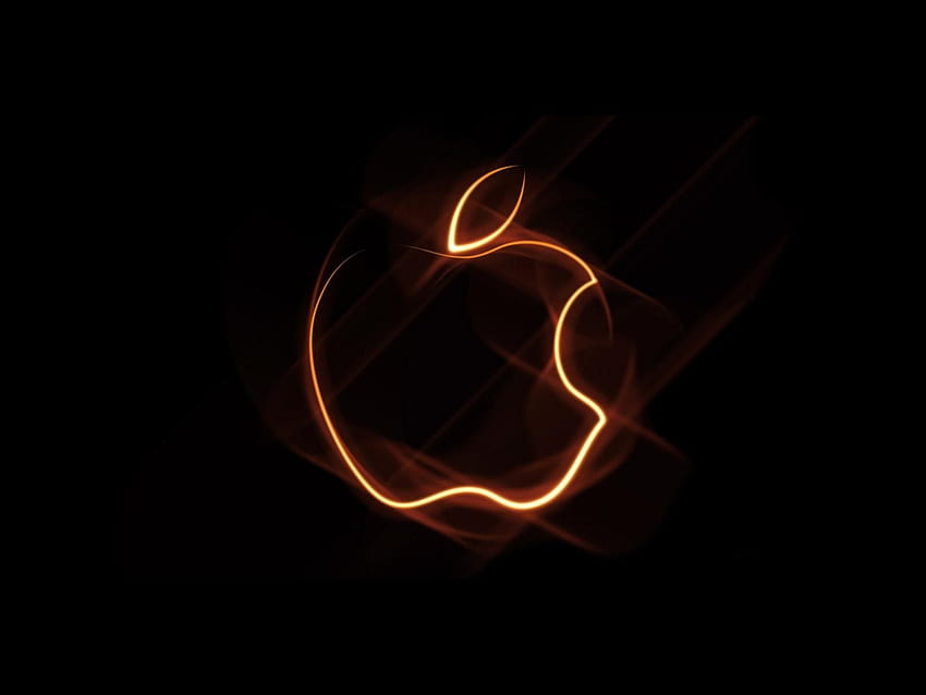 Ogniste logo Apple. Wektory i projekty, najlepsze logo Apple Tapeta HD