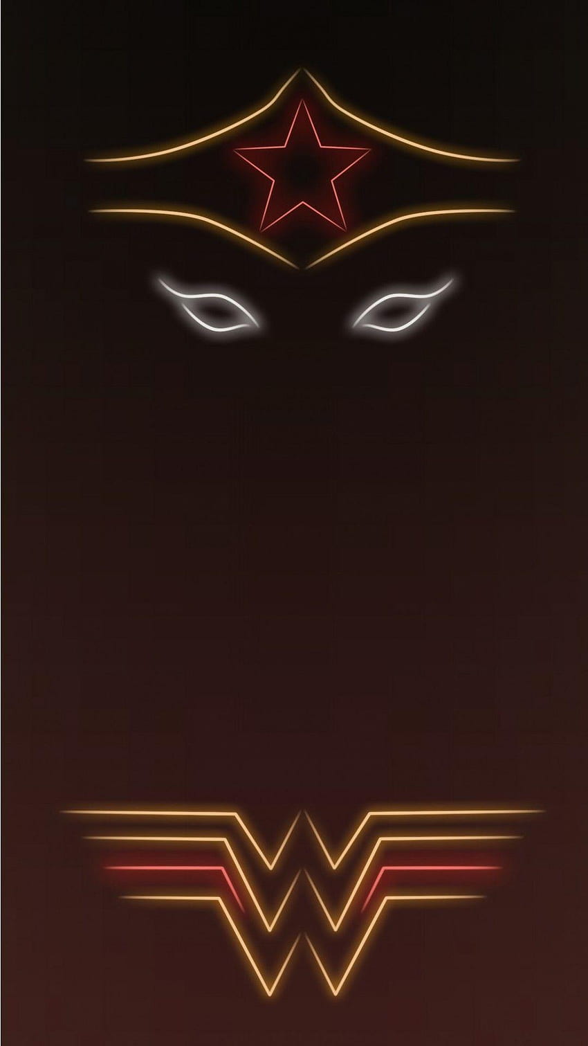 Wonder Women Cute, Wonder Woman Emblem HD тапет за телефон