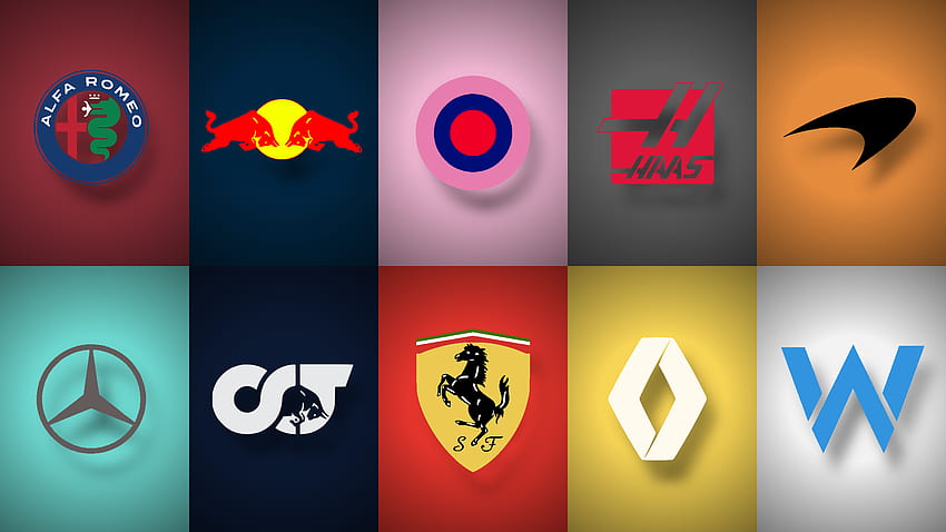 F1-Team-Logos: Formel 1 HD-Hintergrundbild
