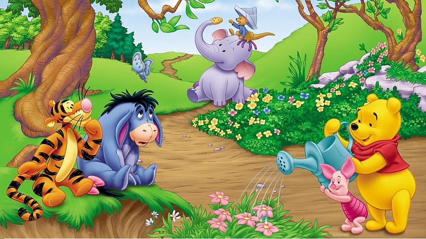 Garden Of Winnie The Pooh For HD wallpaper | Pxfuel