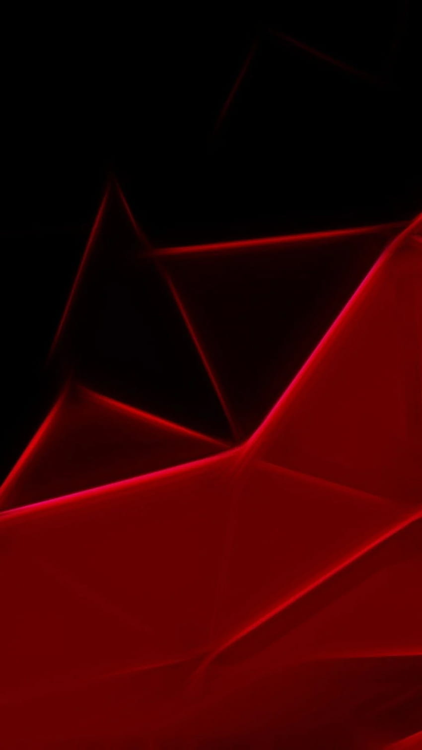 Red Triangles, Geometric, Abstract Red Triangle HD phone wallpaper