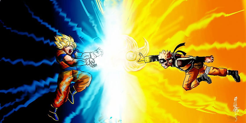 Goku contra naruto goku peleando fondo de pantalla | Pxfuel