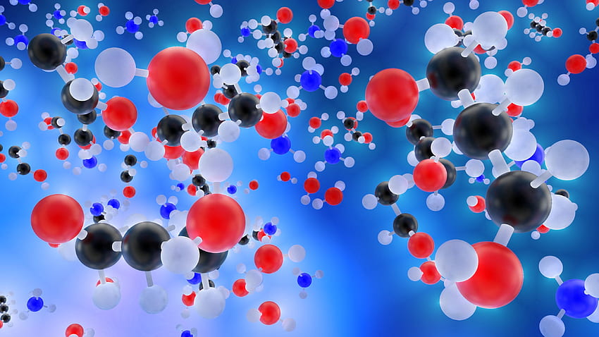 3D, Verbindungen, Verbindung, Atome, Chemie, Moleküle HD-Hintergrundbild