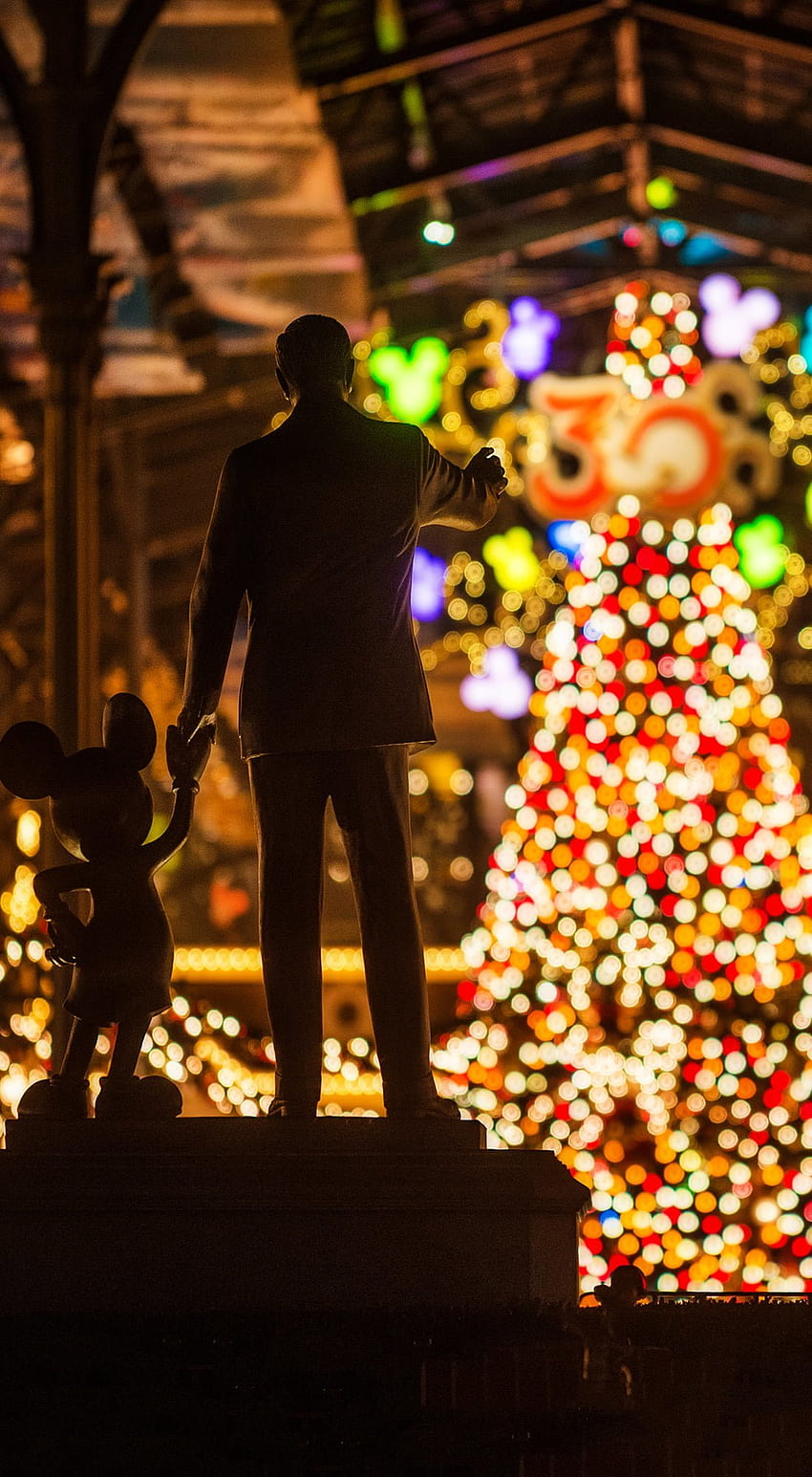 Disney iPhone - Disney Turist Blogu, Walt Disney World Noel HD telefon duvar kağıdı