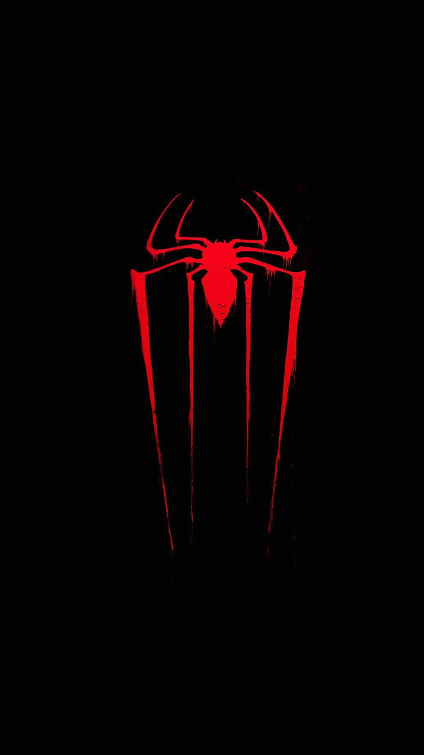 Spiderman Neon Red, Spider-Man Red HD phone wallpaper