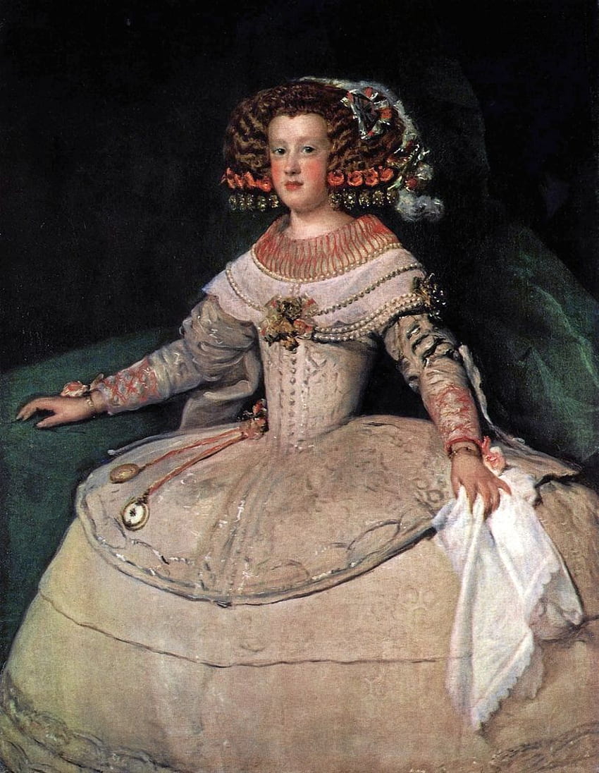 Portrait of the Infanta Maria Theresa of Spain Diego, Diego Velazquez ...